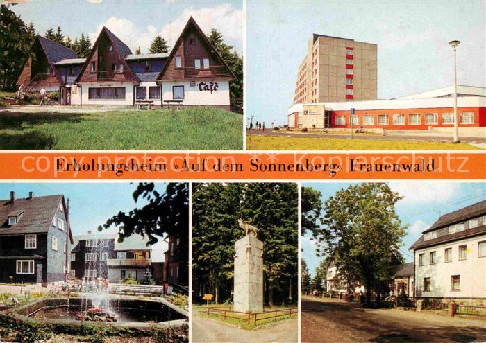 Frauenwald Thueringen Erholungsheim Sonnenberg Rennsteig-Wanderhhuetten Platz de