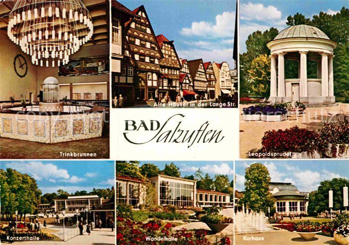 Bad Salzuflen Alte Haeuser Lange Str. Leopoldsprudel Trinkbrunnen