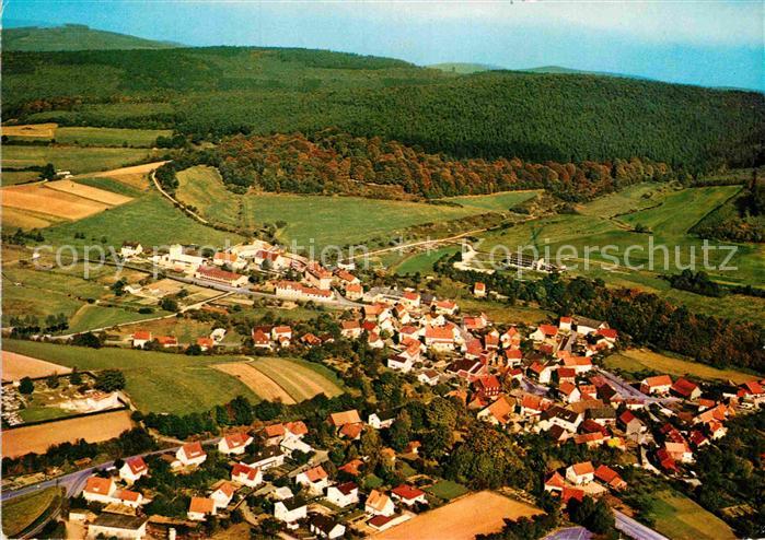Rengshausen Hessen Kurhaus Sonneck Fliegeraufnahme