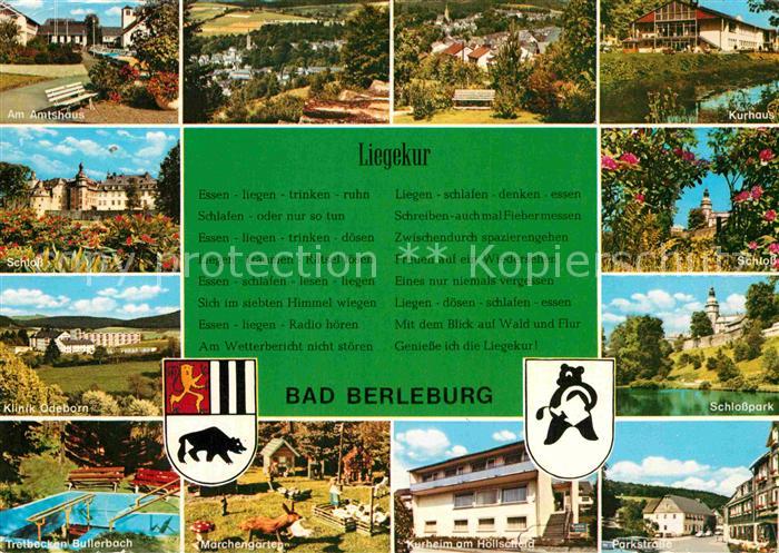 Bad Berleburg Schloss Parkstrasse Kurheim Hoellscheid