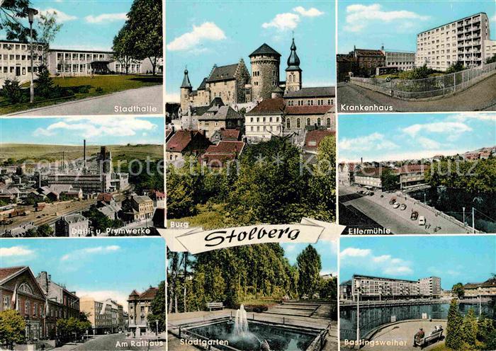 Stolberg Rheinland Burg Ellermuehle Rathaus Dalli- Prymwerke