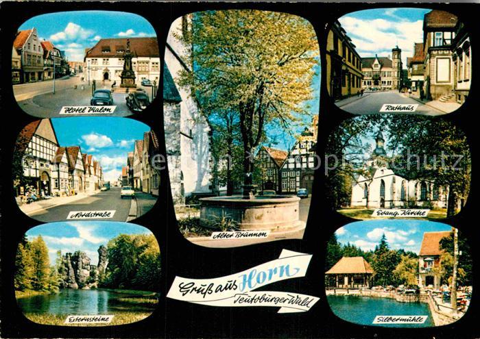 Horn Lippe Hotel Vialon Nordstrasse Externsteine evangelische Kirche Rathaus