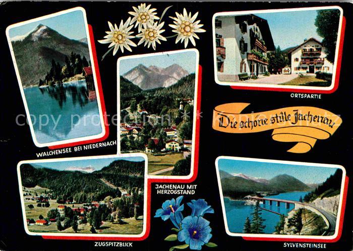 Jachenau Herzogstand Sylvensteinsee Zugspitze Walchensee