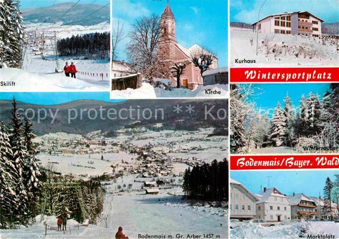 Bodenmais Kirche Skilift Marktplatz Gr. Arber