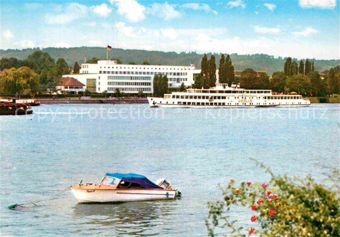 Bonn Rhein Bundeshaus Dampfer Berlin