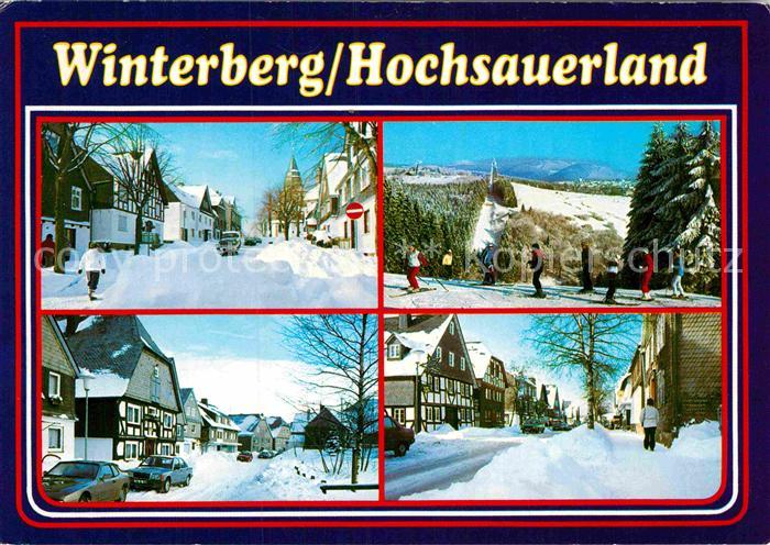 Winterberg Hochsauerland Ski Strassenansicht