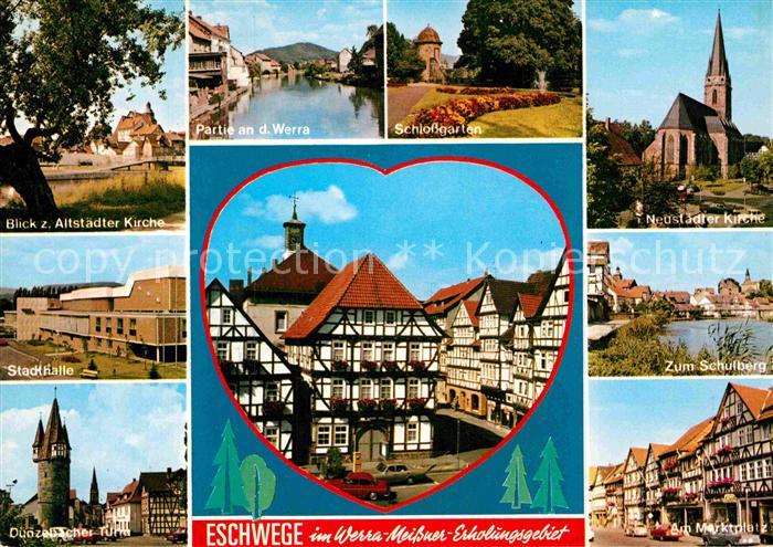 Eschwege Marktplatz Neustaedter Kirche Duenzebacher Turm