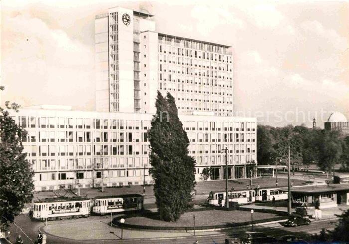 Strassenbahn Hannover Koenigsworther-Platz Hochhaus Continental