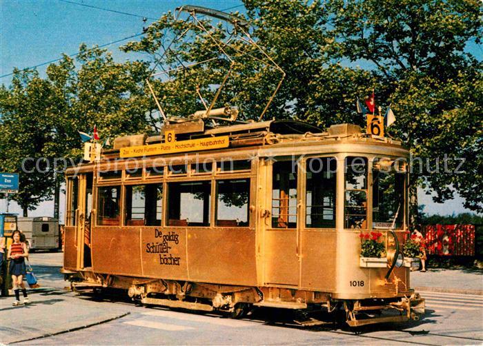 Strassenbahn Em goldige Saechsitram Zuerich