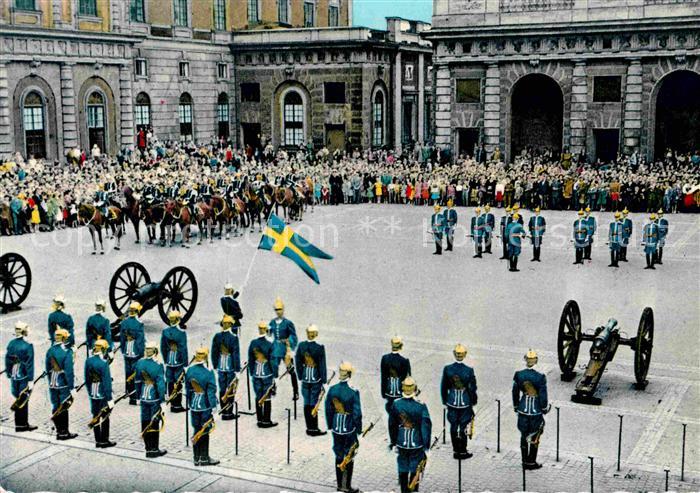 Leibgarde Wache Stockholm Vaktparaden