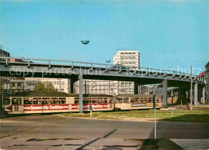 Strassenbahn Hannover Stahlhochstrasse Aegidientorplatz