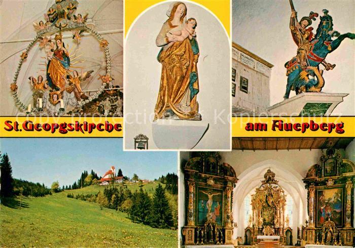 Auerberg Weilheim Sankt Georgskirche Madonna von Joerg Lederer Rosenkranz Madonn