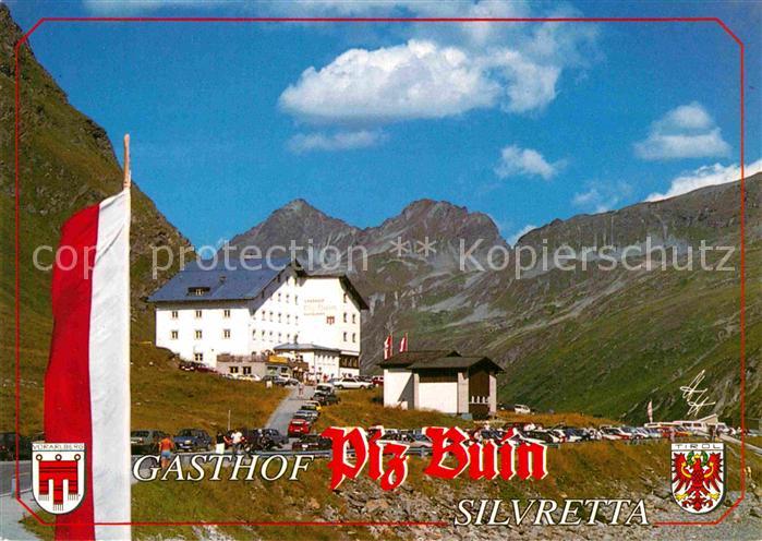Silvretta-Hochalpenstrasse Gasthaus Piz Buin Bieler Hoehe
