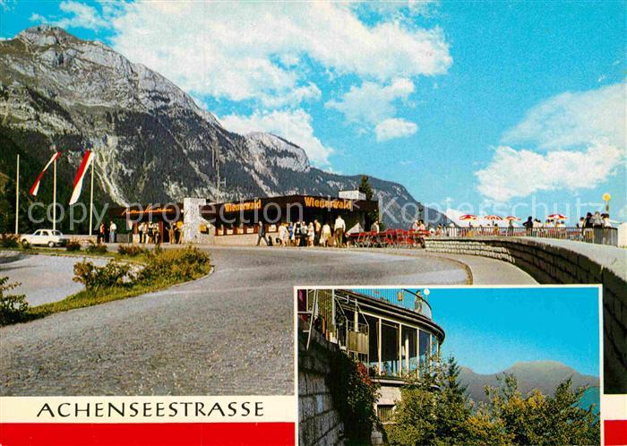 Achensee Achenseestrasse Kanzelkehre Sonnwendjoch Gaststaette Wienerwald