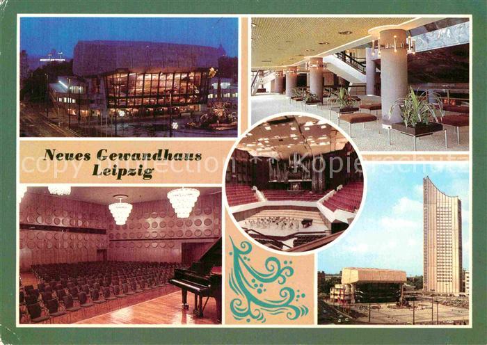 LEIPZIG Sachsen Neues Gewandhaus Hochhaus Uni Leipzig