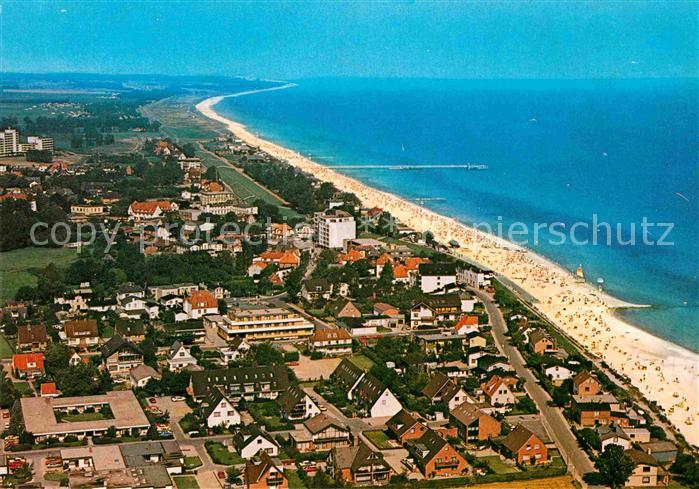Dahme Ostseebad Fliegeraufnahme Strandpromenade