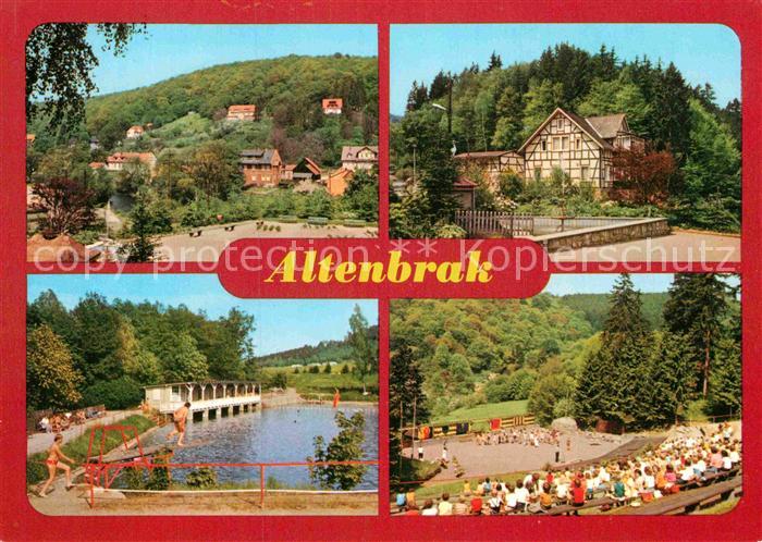 Altenbrak Harz Rolandseck Waldbergbad Waldbuehne