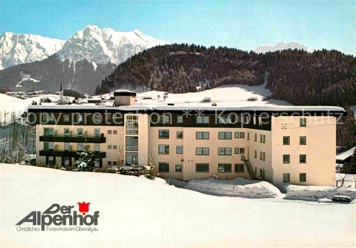 Tiefenbach Oberstdorf Alpenhof Christliches Ferienhotel Winter