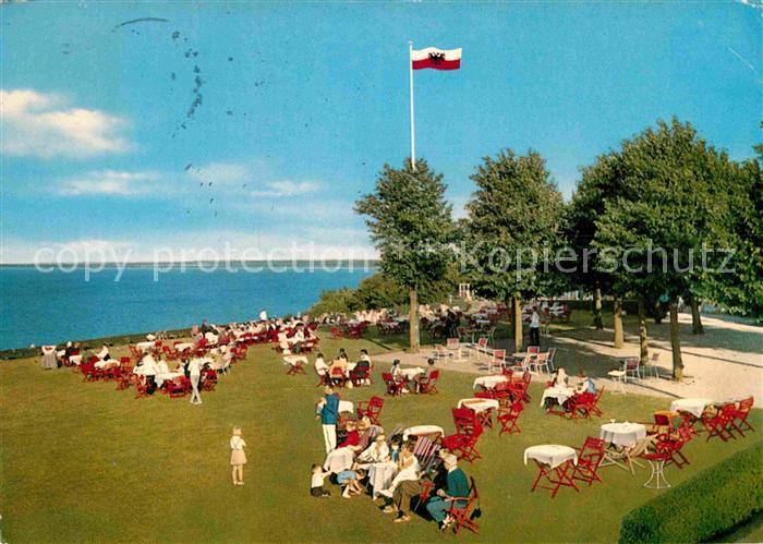 Travemuende Ostseebad Restaurant Cafe Hermannshoehe Uferpromenade