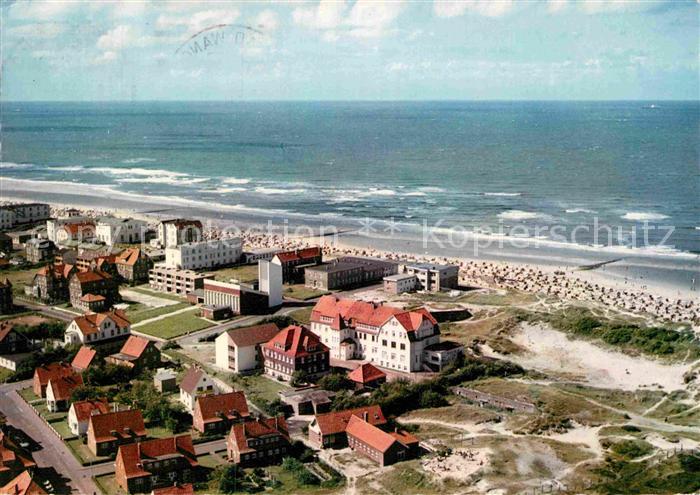 Wangerooge Nordseebad Fliegeraufnahme