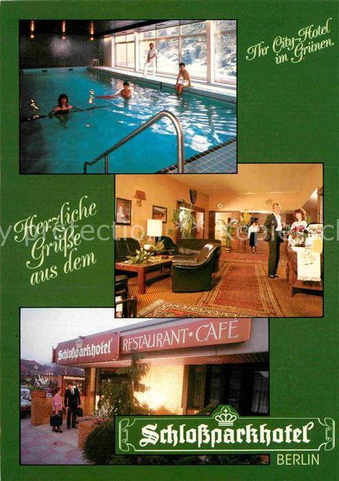 BERLIN CITY Schlossparkhotel Restaurant Cafe Hallenbad