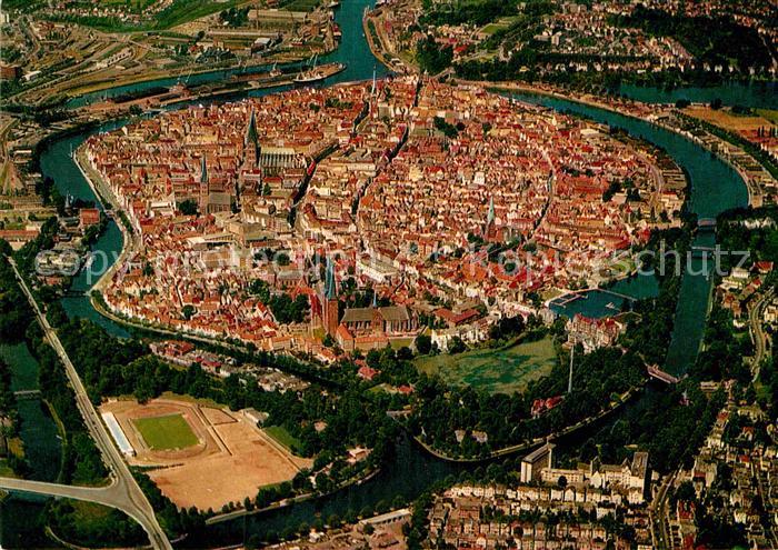 Luebeck Fliegeraufnahme