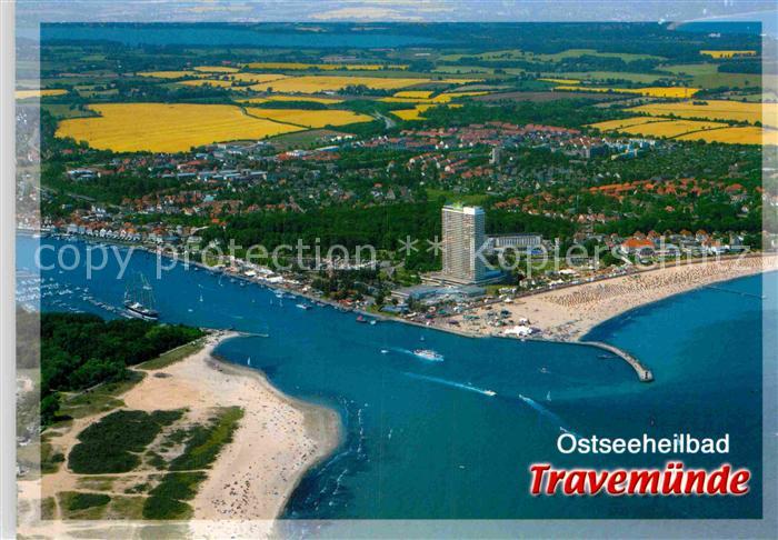 Travemuende Ostseebad Fliegeraufnahme