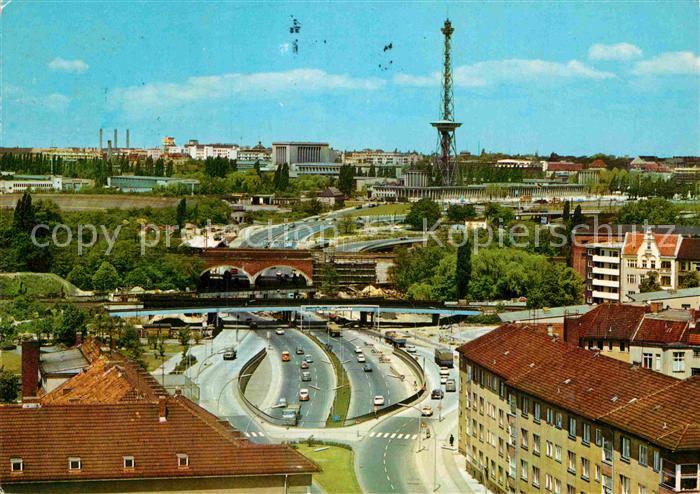 BERLIN CITY Schnellstrasse Funkturm