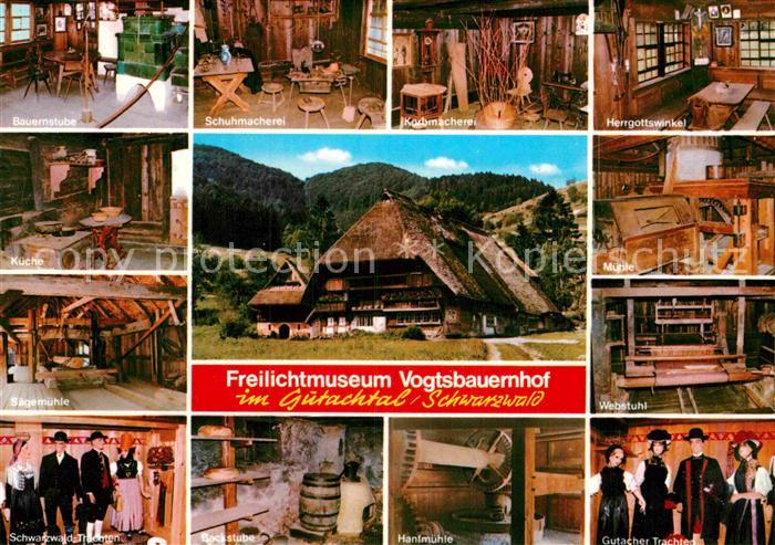 Gutachtal Freilichtmuseum Vogtsbauernhof Bauernstube Korbmacherei Webstuhl