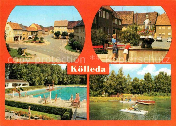 Koelleda Markt Wipertusbrunnen Bad Gondelteich