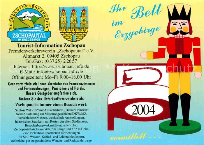 Zschopau Nussknacker Tourist Information Ferienkalender