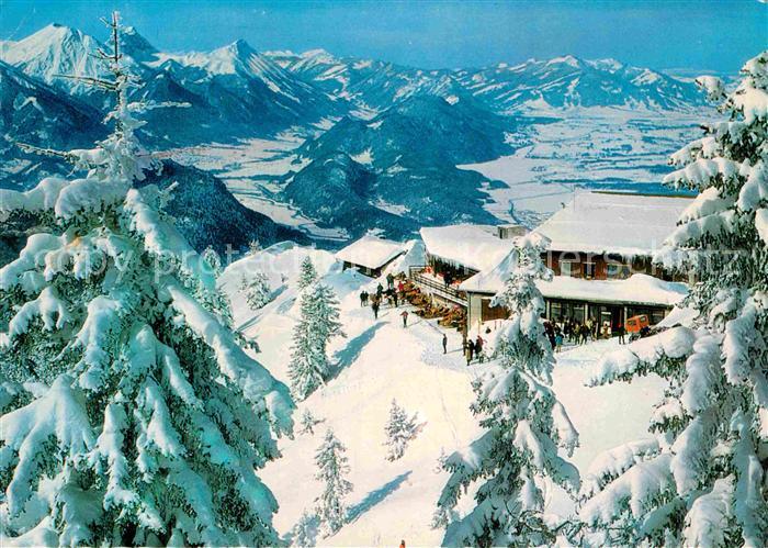 Tegelberg Bahnstation Tegelbergbahn Berggaststaette Rossberg Aggenstein