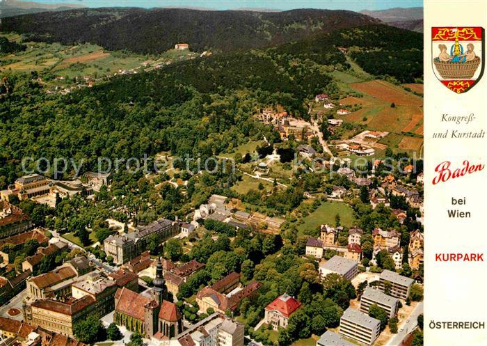 Baden Wien Fliegeraufnahme