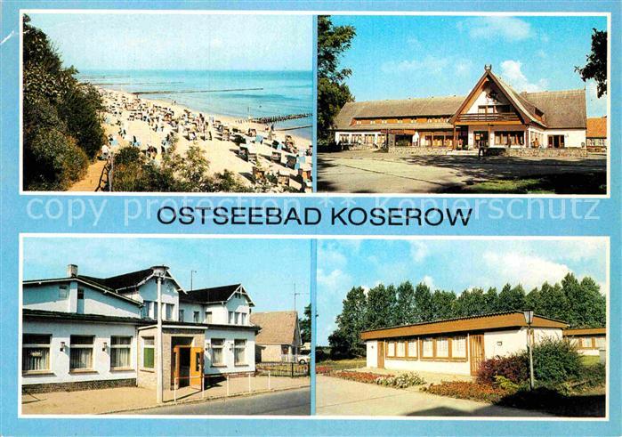 Koserow Ostseebad Usedom Strand Forstferienobjekt Damerow FDGB Ferienheim Zentra