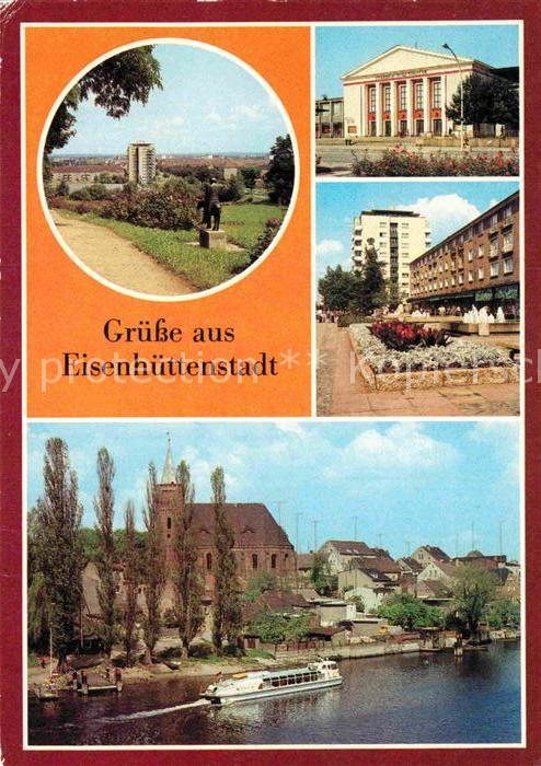 Eisenhuettenstadt Rosenhuegel Friedrich Wolf Theater Leninallee Anlegestelle Fah