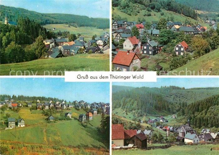 Scheibe-Alsbach Steinheid Katzhuette Goldisthal Thueringer Wald