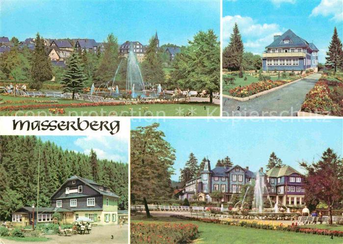 Masserberg Kurpark Augenheilstaette Massermuehle Kurhaus Hoehenluftkurort Thueri