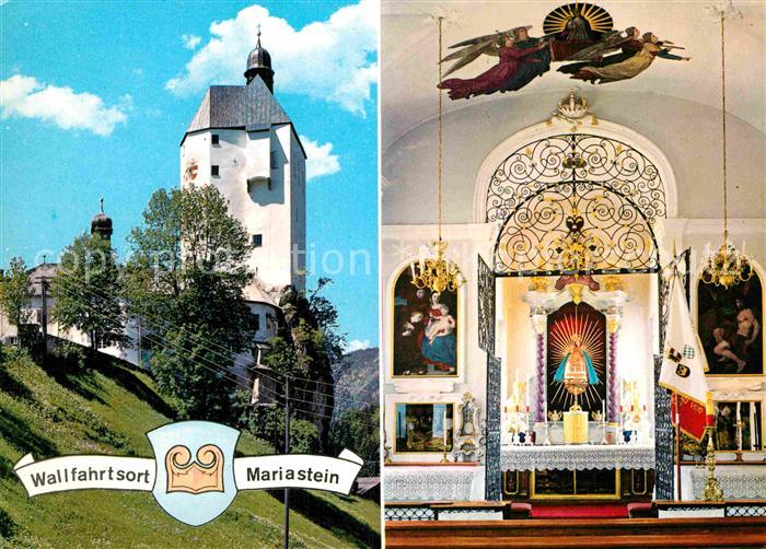Mariastein Tirol Schloss Wallfahrtsort Gnadenbild 15. Jhdt.