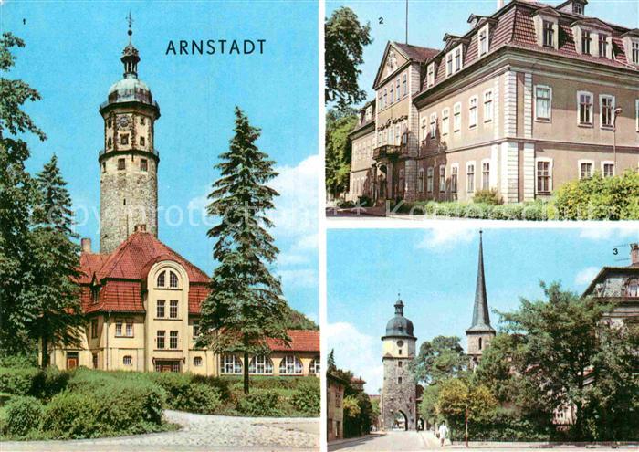 Arnstadt Ilm Neideckturm Schloss jetzt Museum Riedtor