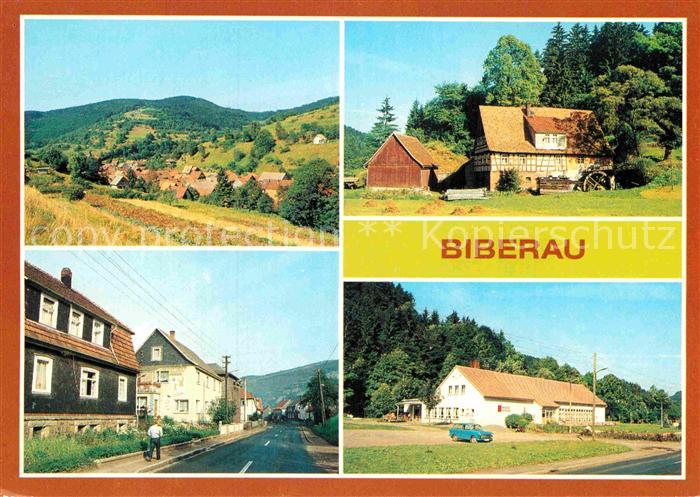 Biberau uebersicht Rote Muehle OT Tellerhammer FDGB Erholungsheim