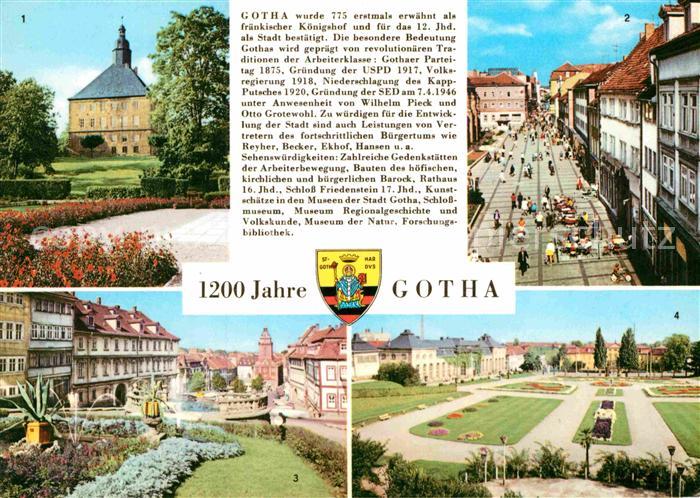 Gotha Thueringen Schloss Friedenstein Neumarkt Erfurter Strasse Wasserkunst Rath