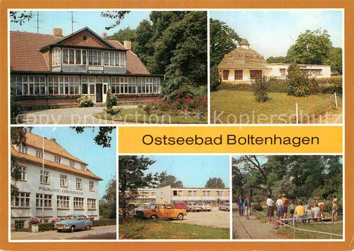 Boltenhagen Ostseebad Haus am Meer Pavillon Bar Klinik Krankenhaus Urlauberdorf