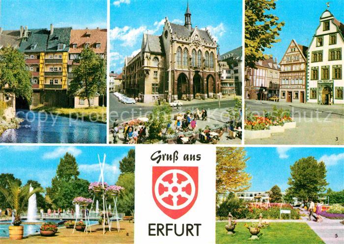Erfurt Kraemerbruecke Rathaus Hohe Lilie iga Gartenbauausstellung