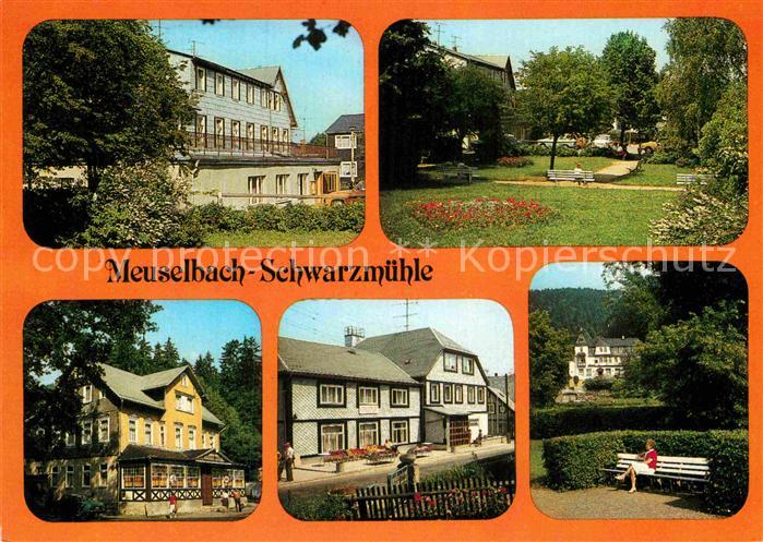 Meuselbach-Schwarzmuehle FDGB Erholungsheim Parkanlagen Gasthaus