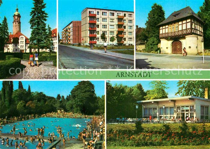 Arnstadt Ilm Neideckturm Rudolstaedter Strasse Fischtor Freibad HO Cafe