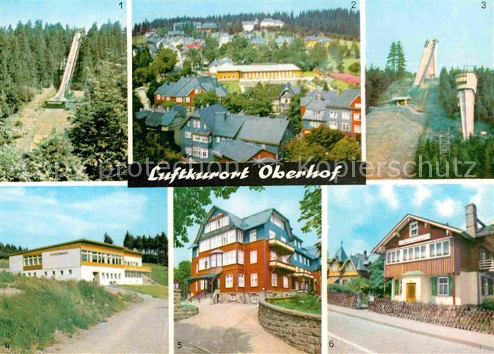 Oberhof Thueringen Thueringenschanze Skisprungschanze Baude Erholungsheim Jugend