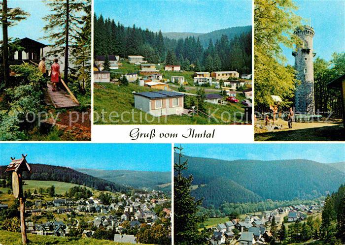 Ilmtal Schwalbenstein Campingplatz Meyersgrund Kickelhahnturm Stuetzerbach Maneb