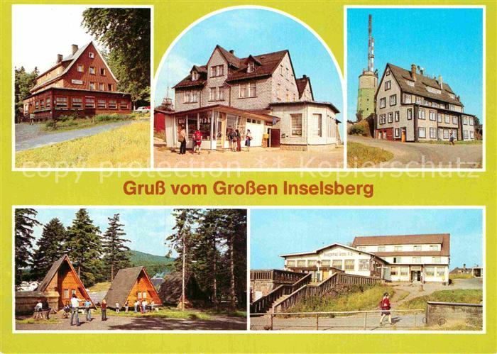 Grosser Inselsberg Ferienheim Haus am Reitstein HO Gaststaette Jugendherberge Wa