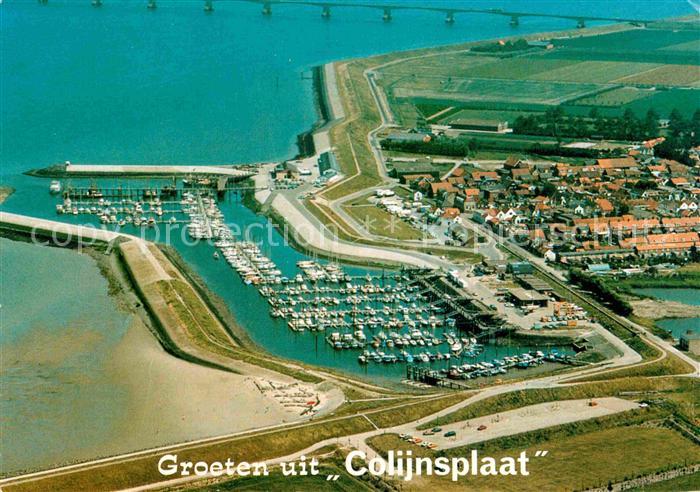Colijnsplaat Hafen Fliegeraufnahme