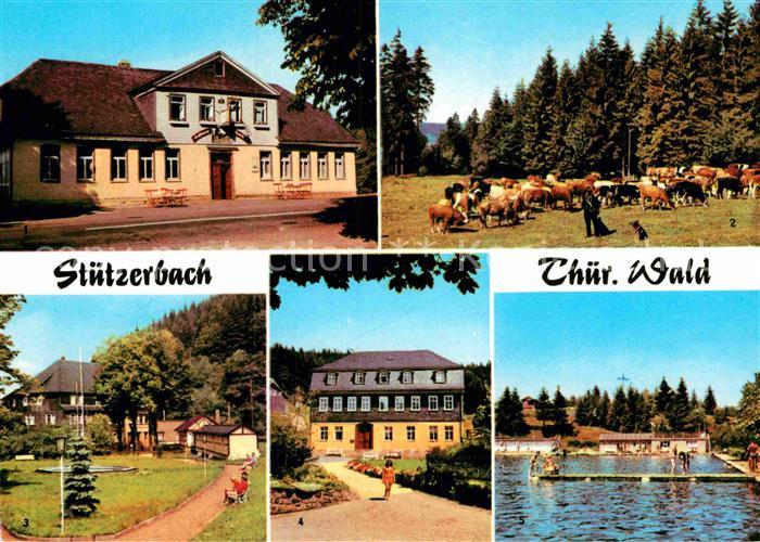 Stuetzerbach Gasthaus Auerhahn Kuhherde Kurpark Goethehaus Schwimmbad